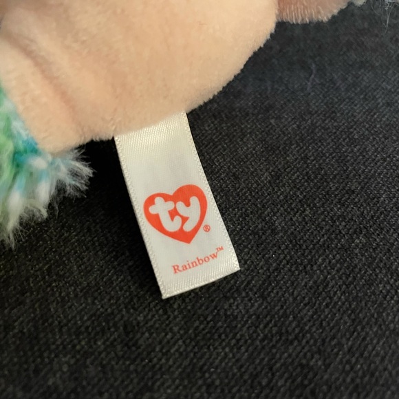 🌈Rainbow Poodle Beanie Boo🌈 - Picture 5 of 5